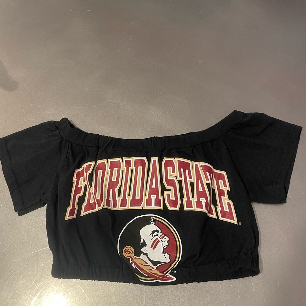 Florida State University off the shoulder tee